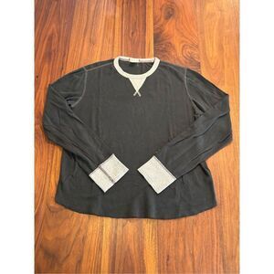 Todd Snyder x Champion Men’s Dark Storm Long Sleeve Thermal Shirt Size Medium